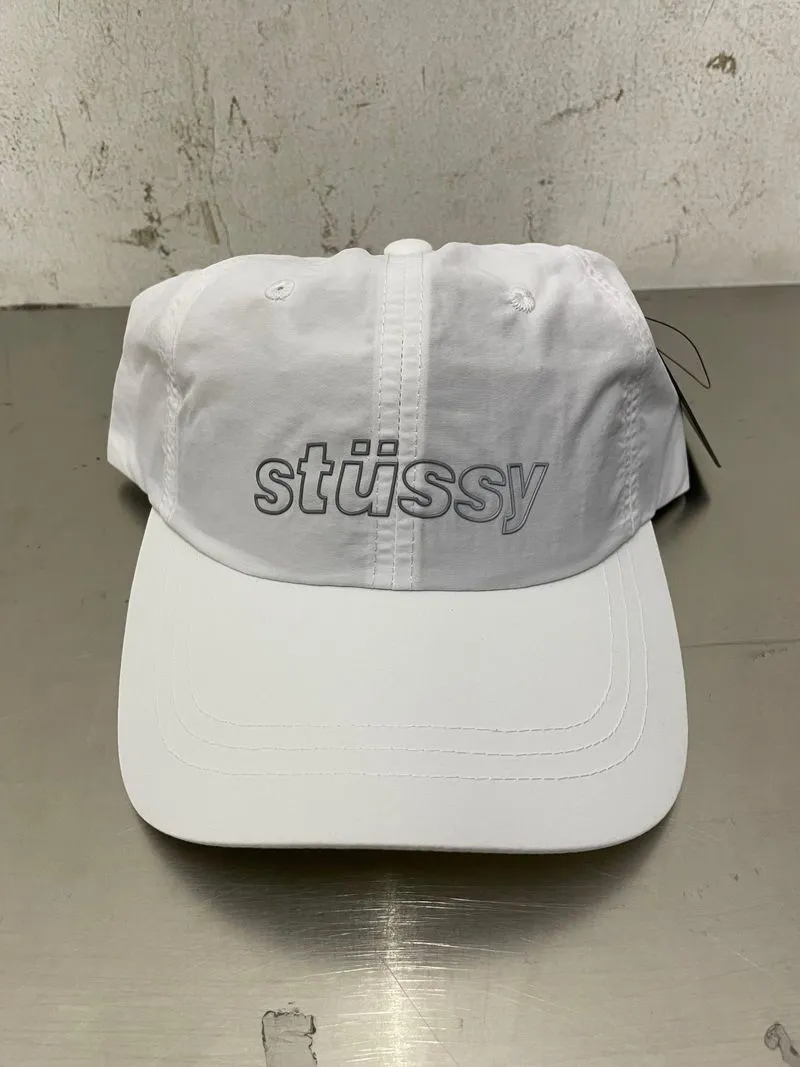 Stussy cap nylon reflective white photo 1