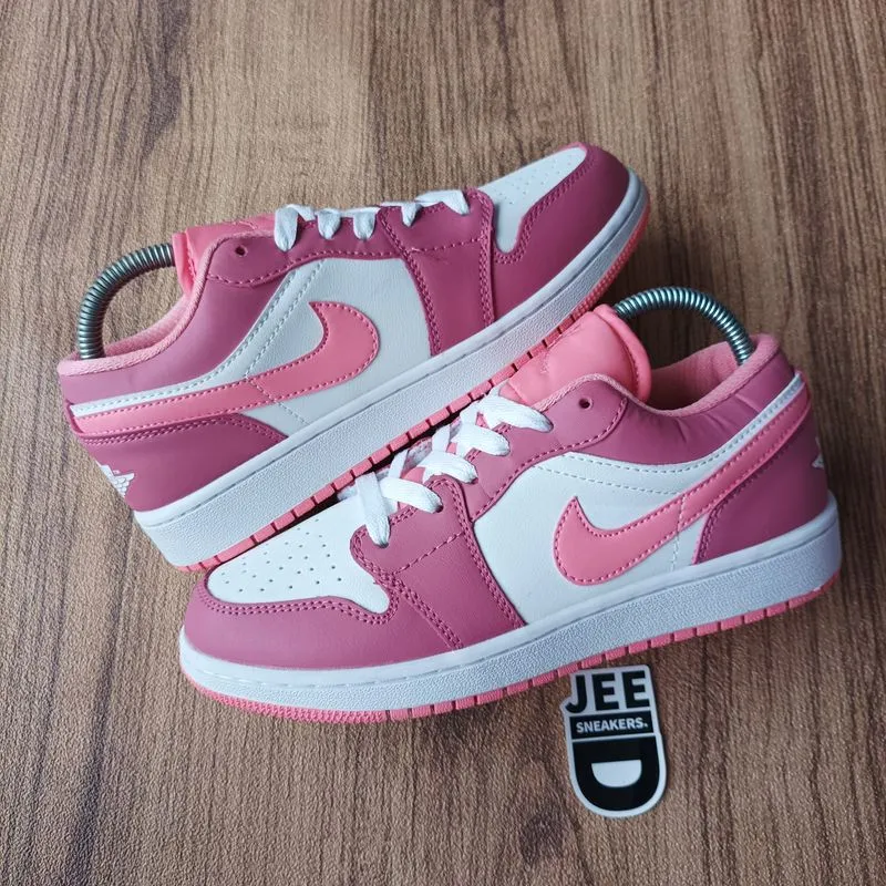 Nike Air Jordan Indie Casual Sneakers Wanita white pink photo 1