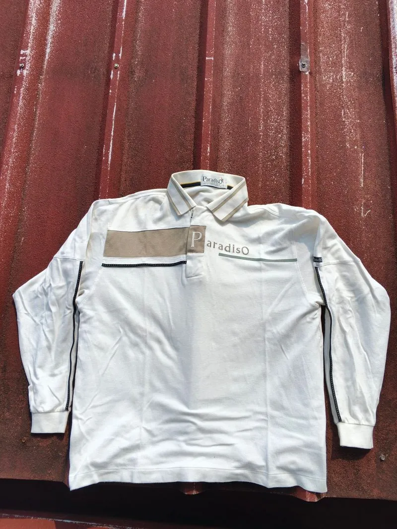 Vintage Long-Sleeve Golf Paradiso-Polo shirt  photo 1