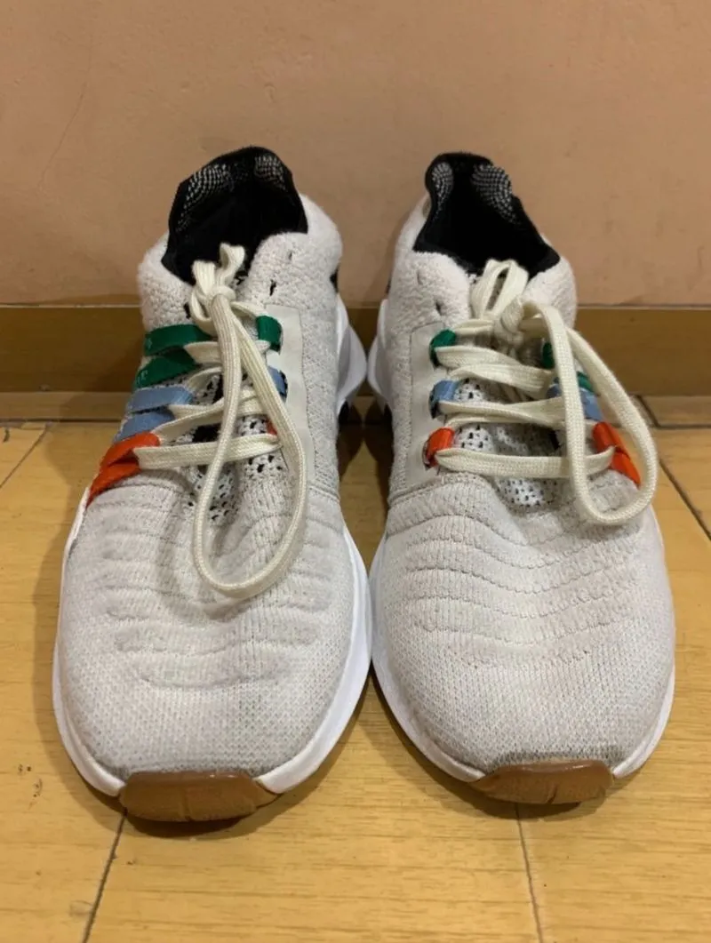 Sepatu Adidas Equipment Adv/ 91-17 (White/Grey/Green/Blue/Re photo 1