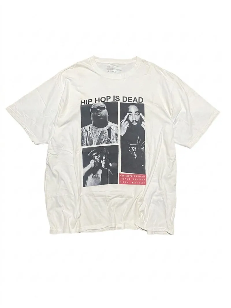 Vintage Hip Hop is Dead White Tshirt XXXXL photo 1