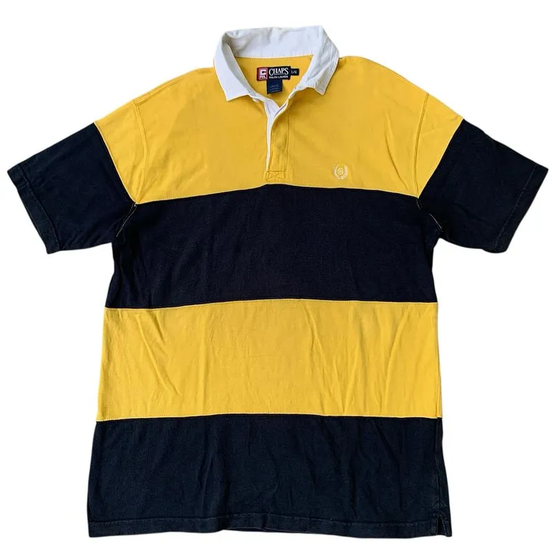 Kaos Kerah Vintage Polo Chaps RL Ralph Lauren Twotone Rugby photo 1
