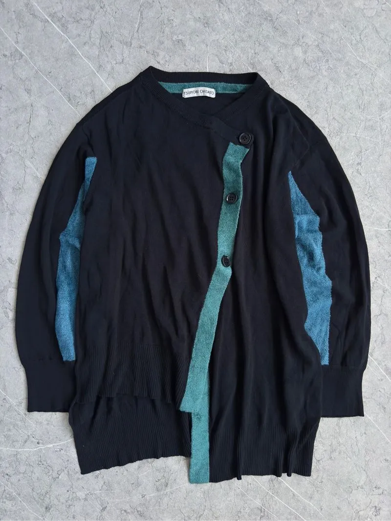 TSUMORI CHISATO Asymmetrical Cardigan photo 1