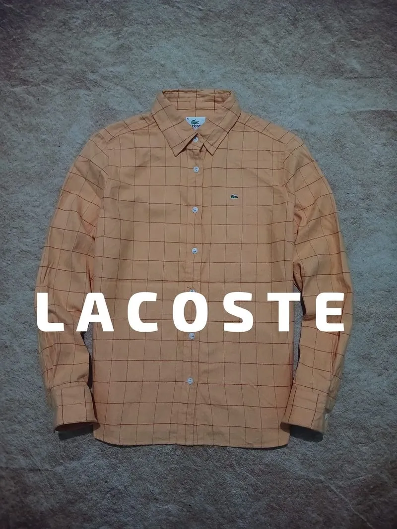 Lacoste casual shirt second thrift original photo 1