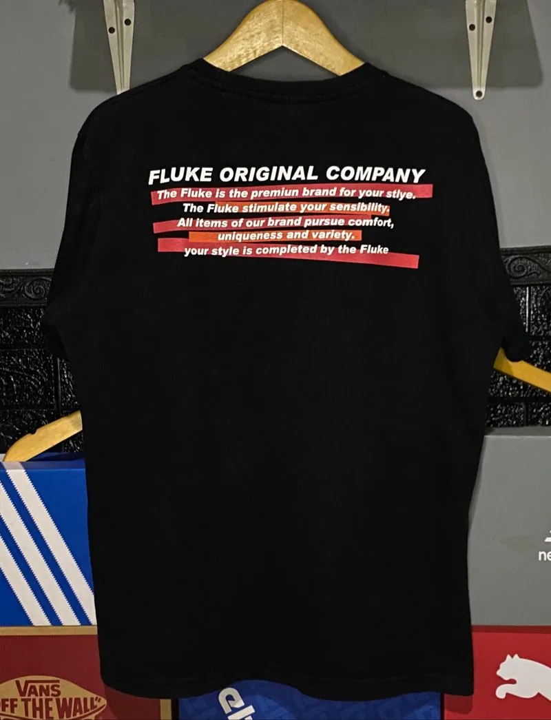 Kaos FLUKE second ori photo 1