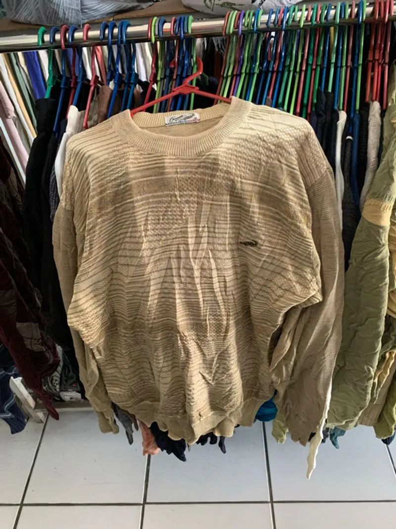 Crocodile knitwear cream photo 1