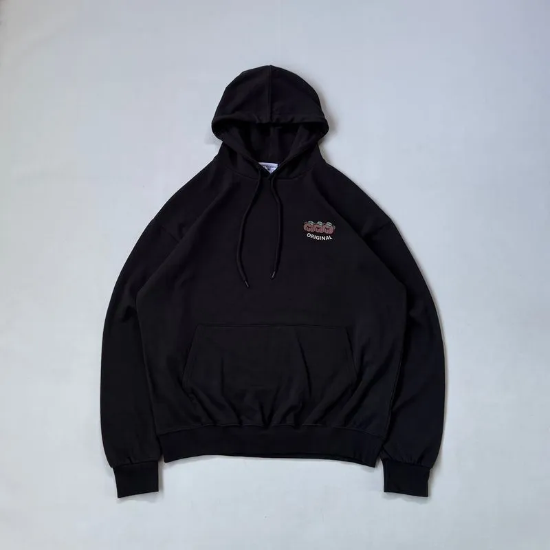Taco X Market Pullover Hoodie Black Three Little Bears photo 1