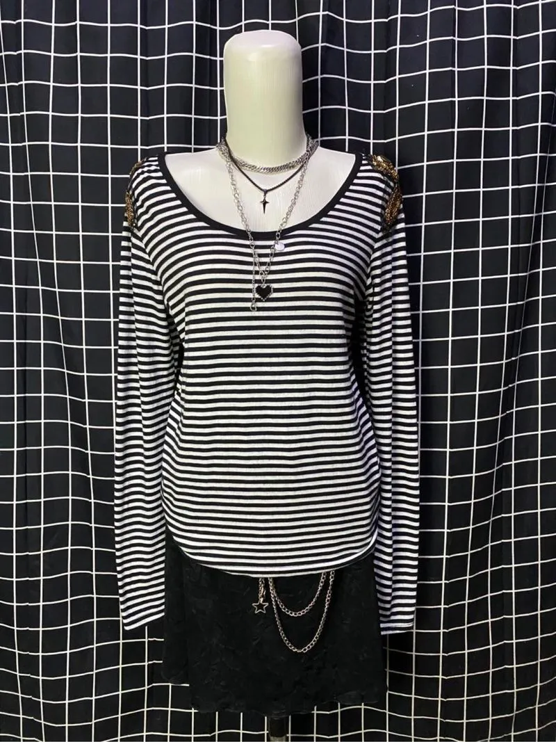 y2k ray beams long sleeve photo 1