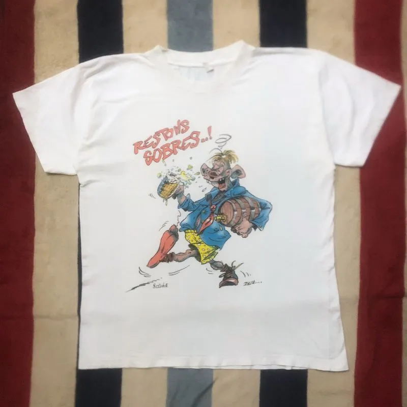 Vintage Sudimage Restons Sobres T-Shirt photo 1