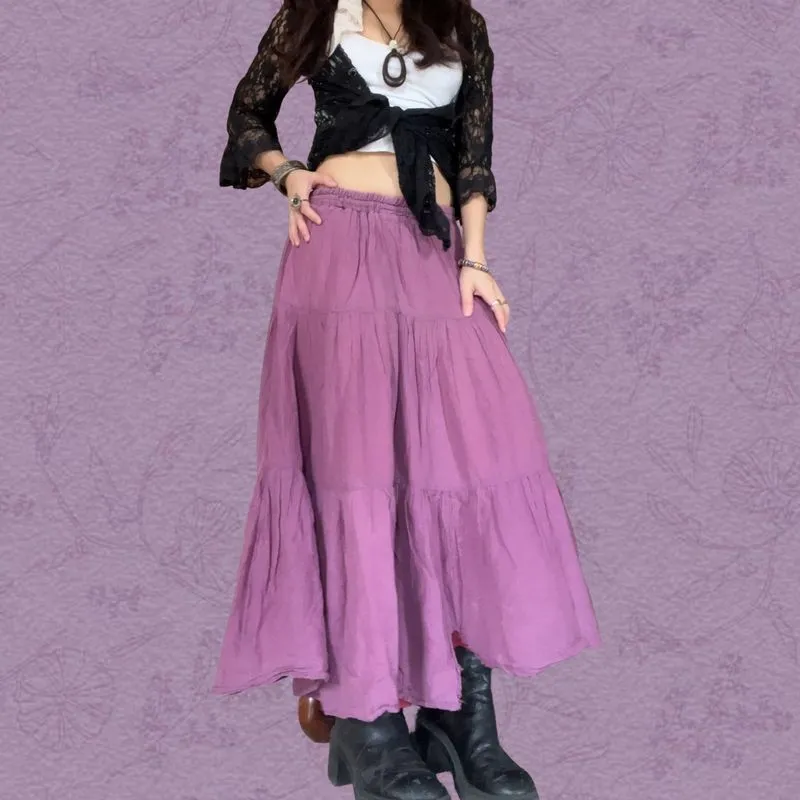whimsical purple layered skirt / rok layered photo 1