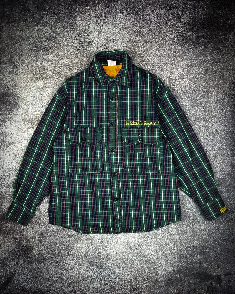 GU X STUDIO SEVEN ( HONEST COLLEGE ) Plaid Over Jacket photo 1