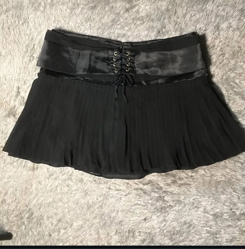 Black skirt y2k vintage grunge photo 1