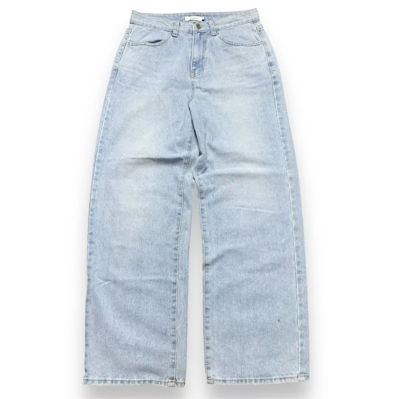 Streetwear Y2K Jeans Pria blue photo 1