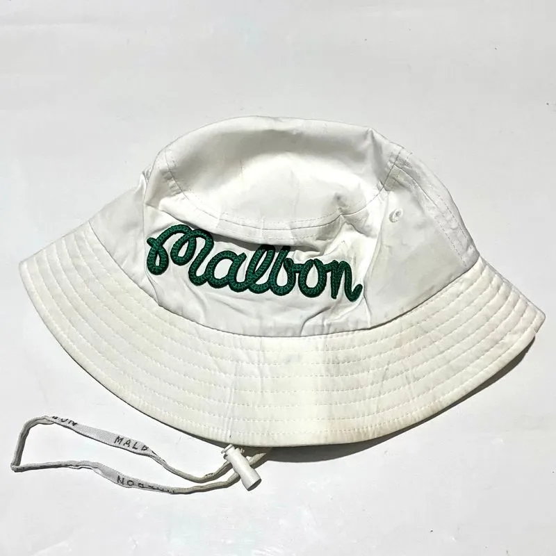 Malbon Boonie Hat Putih Size M/L Lingkar Kepala 59 cm photo 1