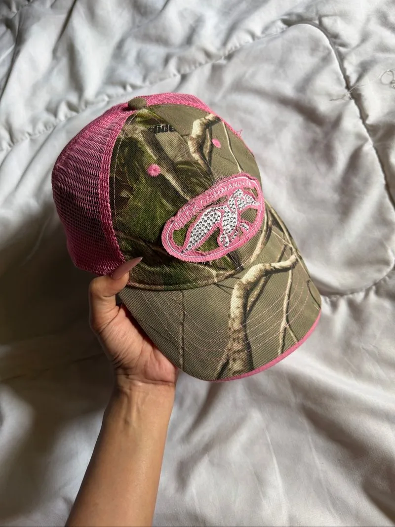 Y2K cap rhinestone realtree photo 1