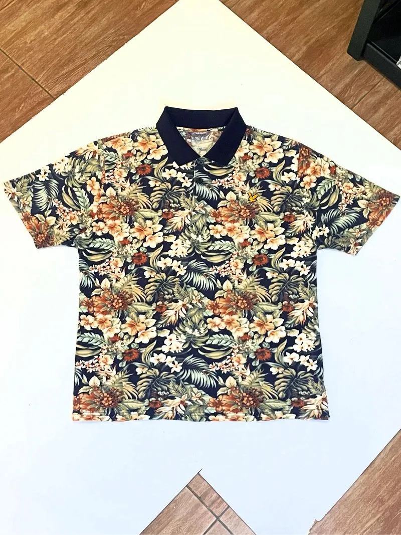 Lyle & Scott Golf Flowers AOP Poloshirt photo 1