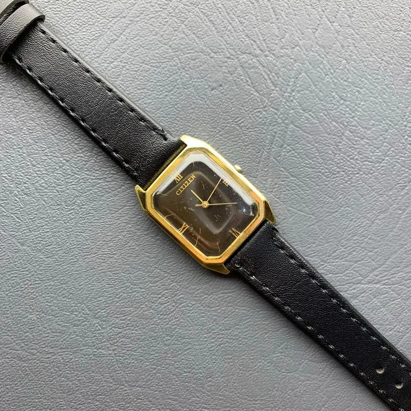 Citizen Tank Watch Gold Case Roman Dial ref. 2030-948904 SMW photo 1