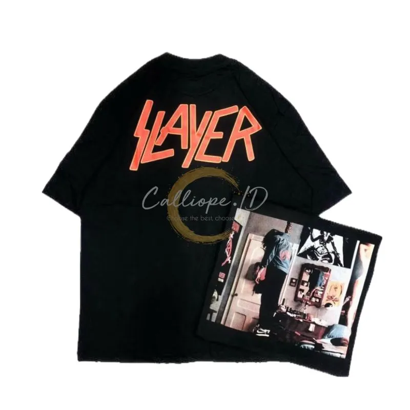 Kaos Band Merch Pull & Bear Slayer (Unisex) NETT PRICE photo 1