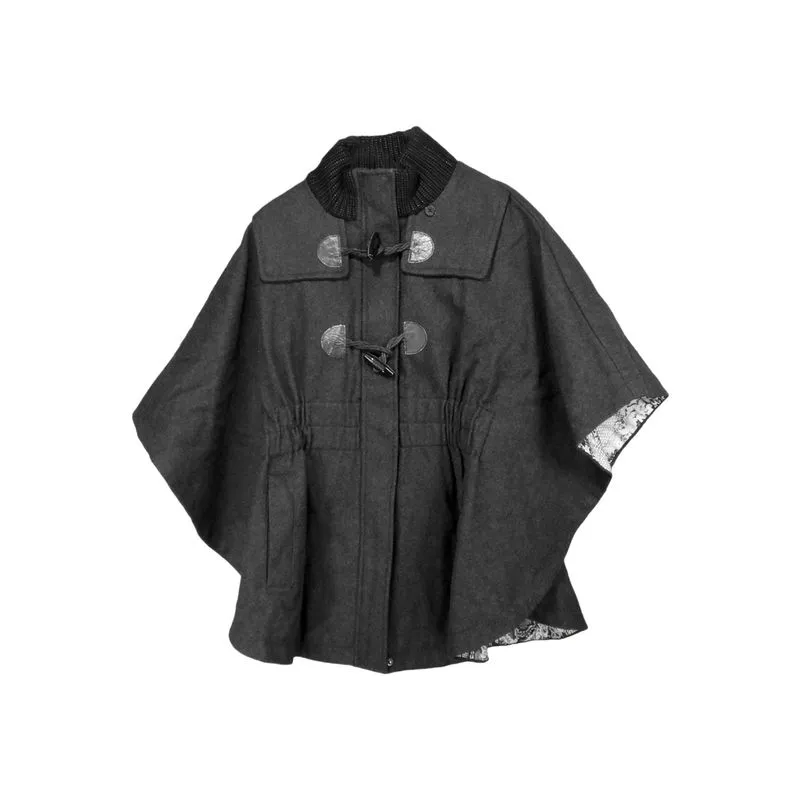 90’S GUESS PONCHO COAT WOOL BLEND JACKET photo 1