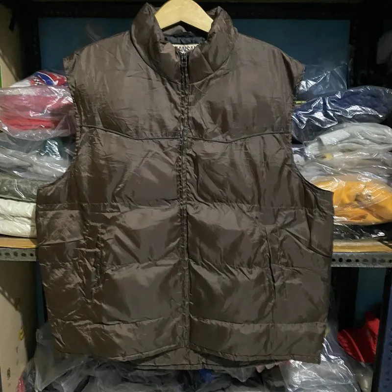 Kansai Jeans by Kansai Yamamoto Puffer Vest Brown Size 4L 74 photo 1