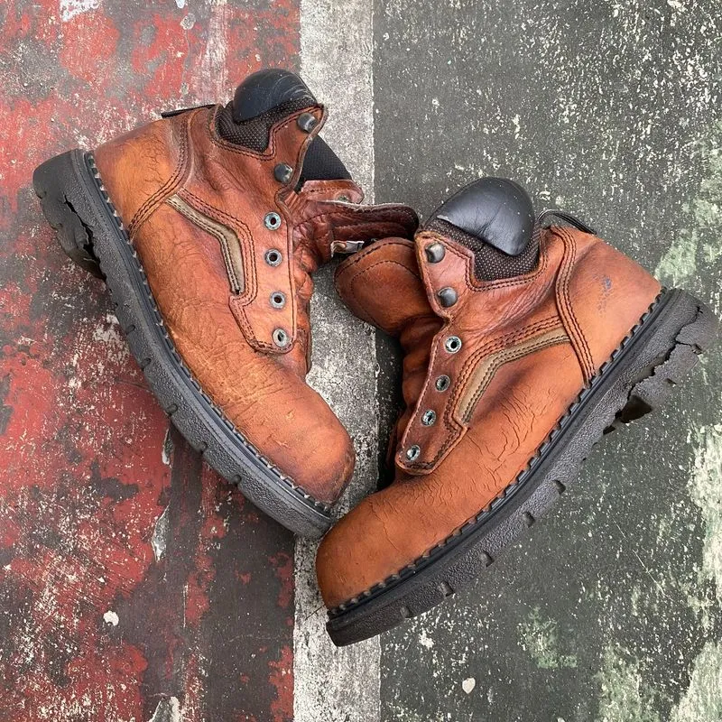 Red wing 2226 dyna force work leather boots photo 1