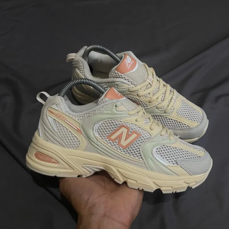 New Balance Sportswear Indie Sneakers Pria white tan photo 1