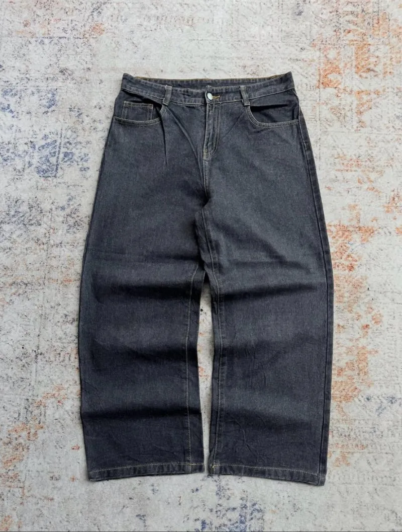 Dark Grey Loose Fit Denim photo 1