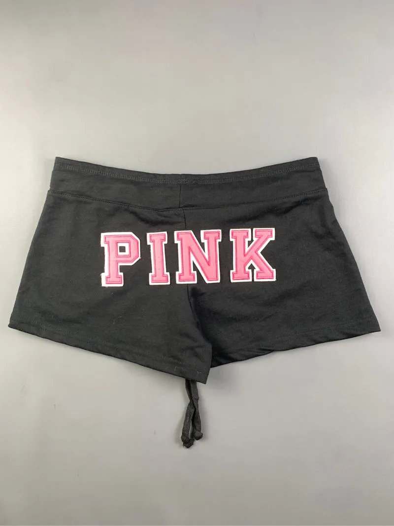Pink Black Relax Sweat Shorts (27 to 29) photo 1