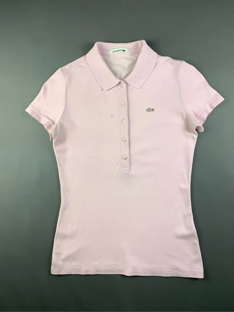 Lacoste Pink Small Logo Polo (M) photo 1