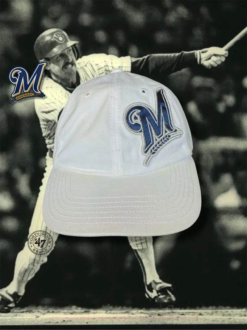 topi baseball MLB Milwaukee Brewers Brewers” pada bagian str photo 1