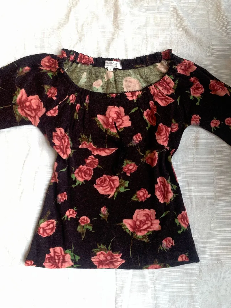Y2K Floral Top photo 1