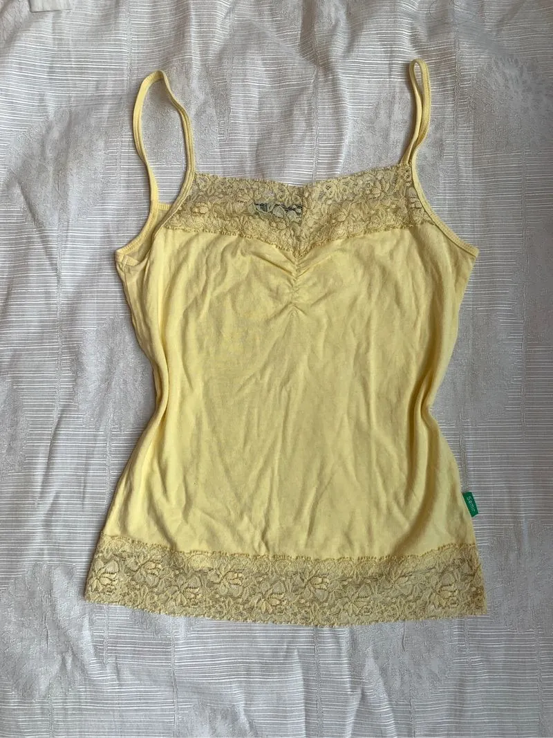 Y2K Tanktop Yellow photo 1