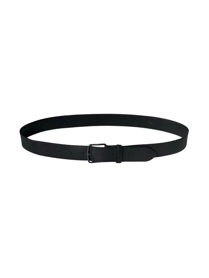 Lacoste split cow leather belt black ikat pinggang sabuk photo 1