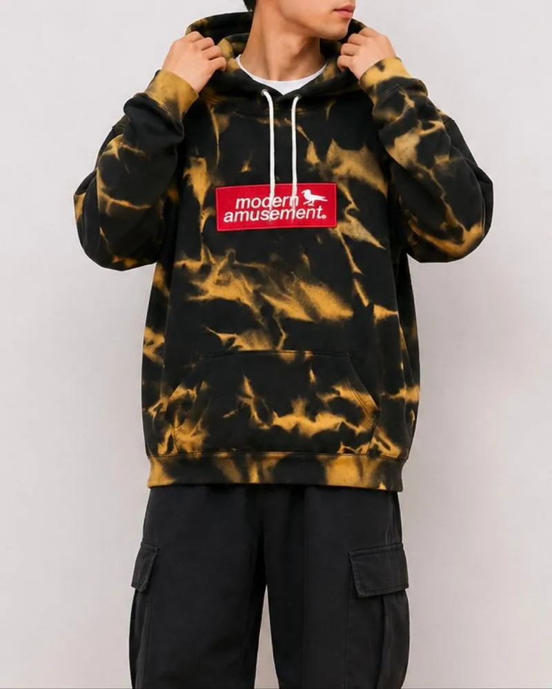 Modern Tie Dye Hoodie size L photo 1