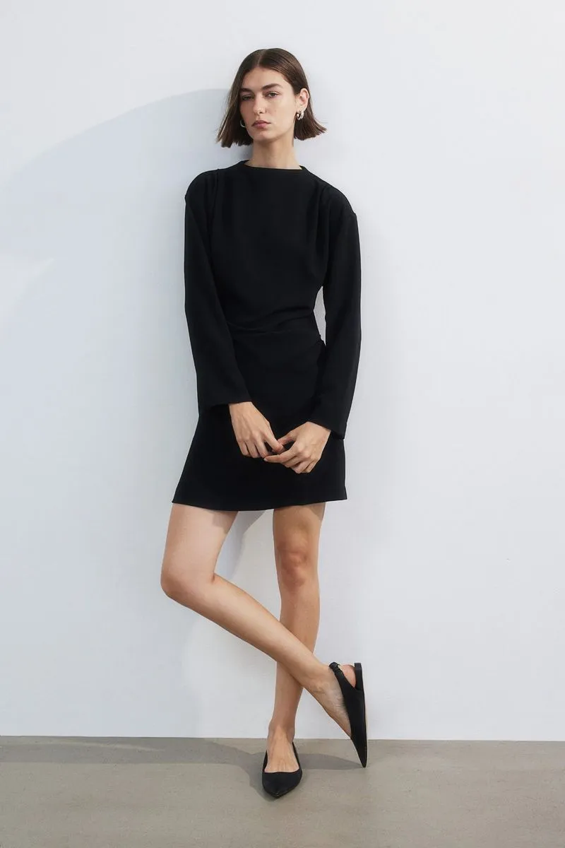 H&M draped dress NEW photo 1