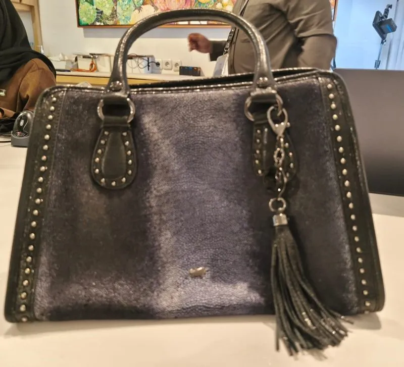 BRAUN BÜFFEL Handbag Dark Purple Black photo 1