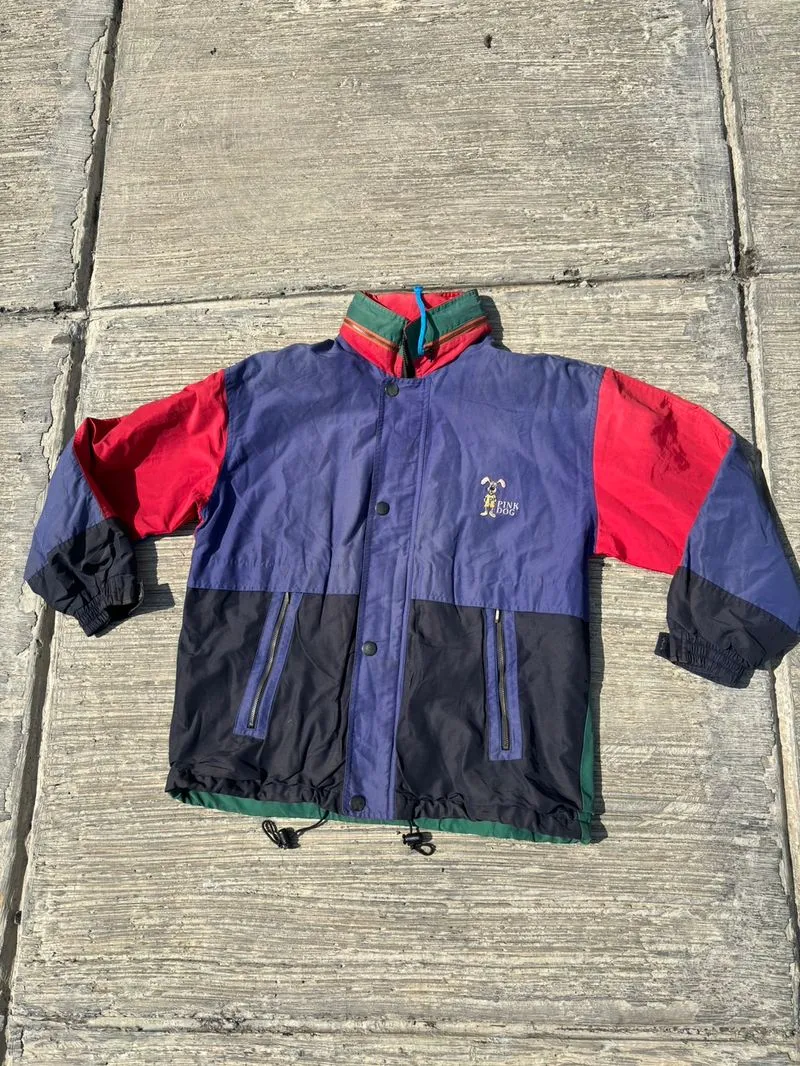 Vintage Windbreaker Pria red blue photo 1