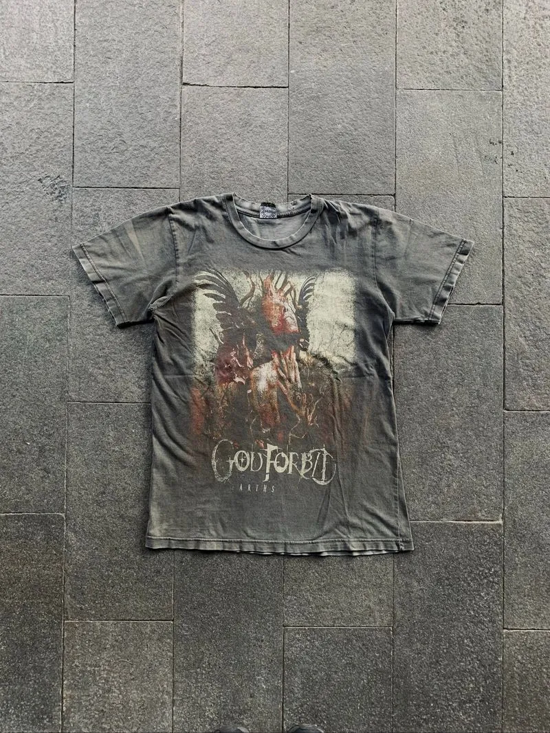 vintage god forgid faded band tee photo 1