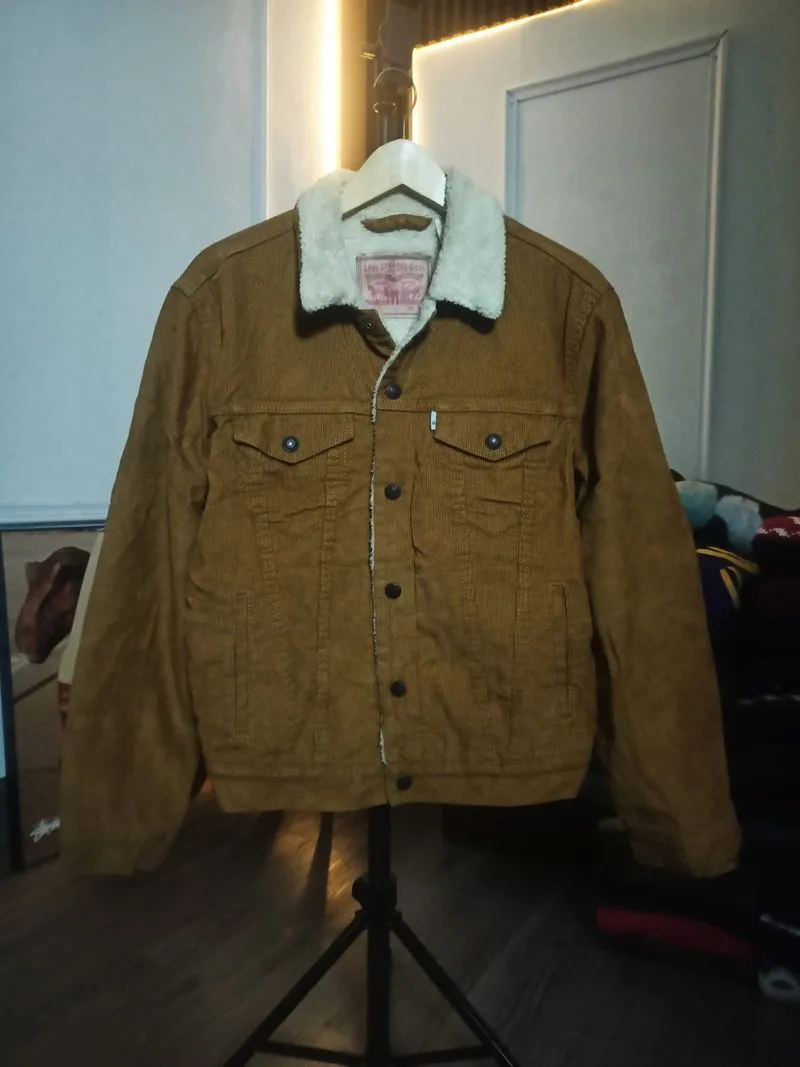 Levi's sherpa corduroy photo 1