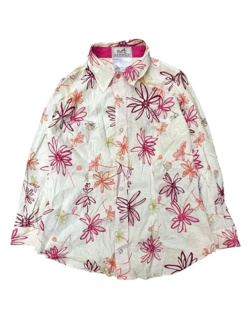 Hermes Floral Shirt photo 1