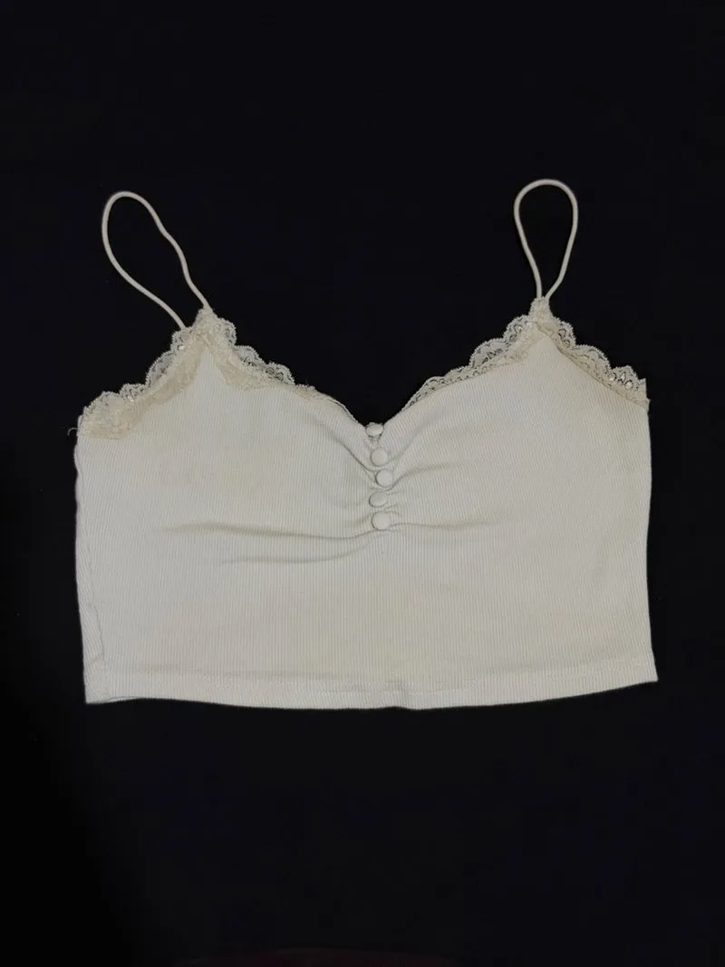 Laced Trimmed Tank top photo 1