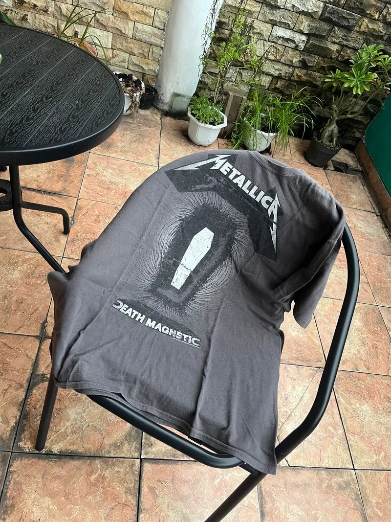 Gildan Vintage Y2K T-shirt Pria gray photo 1