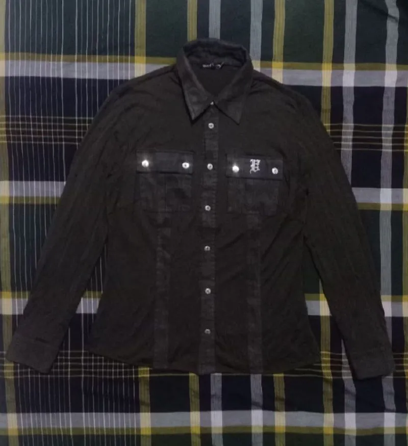 Kemeja Outer Double Pocket Valenza Sport Japan Vintage SZ S  photo 1