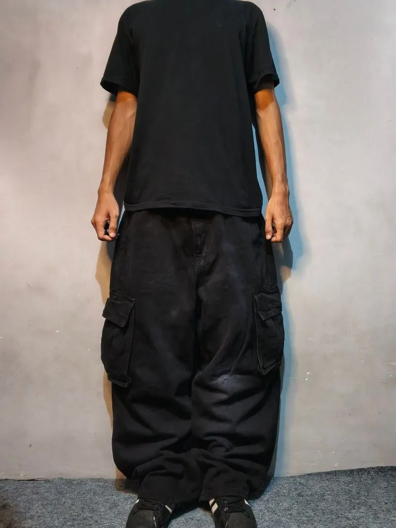 Baggy Cargo Pants Jeans By  Musinsa standard photo 1