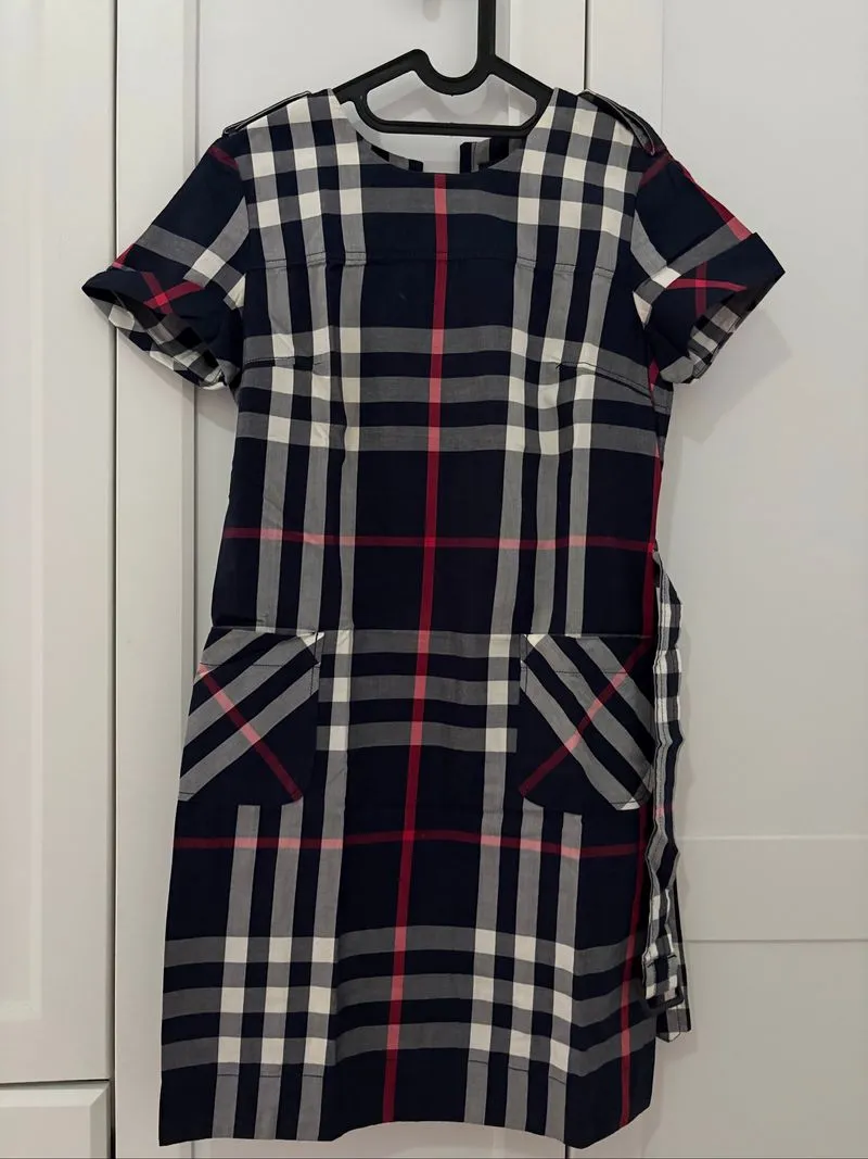 dress kotak burberry photo 1