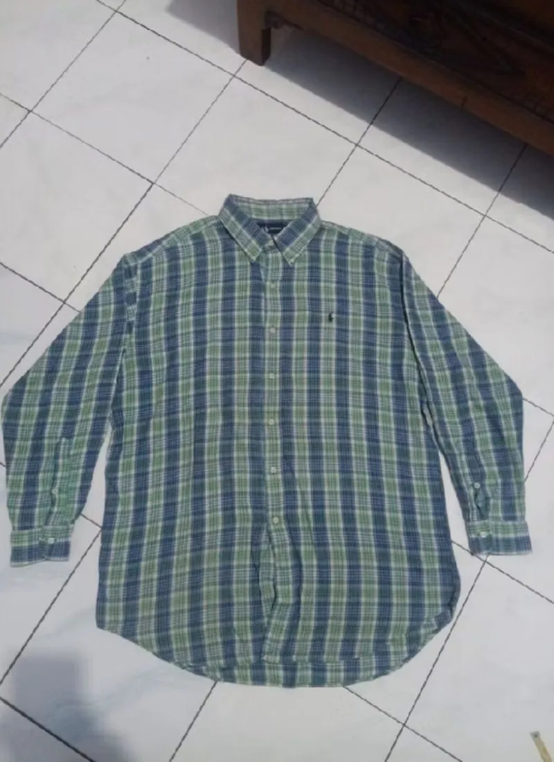 Kemeja Flannel Ralph Lauren SZ XXL photo 1