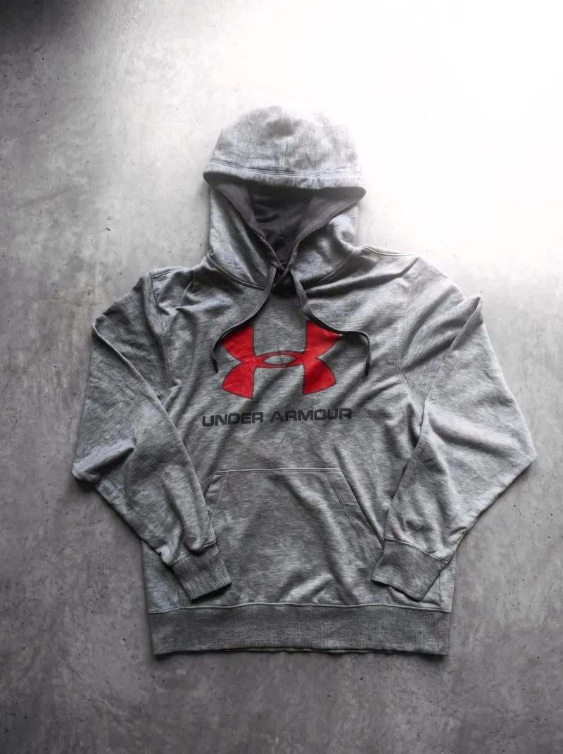 Under Armour Big Logo Pullover Hoodie Grey photo 1