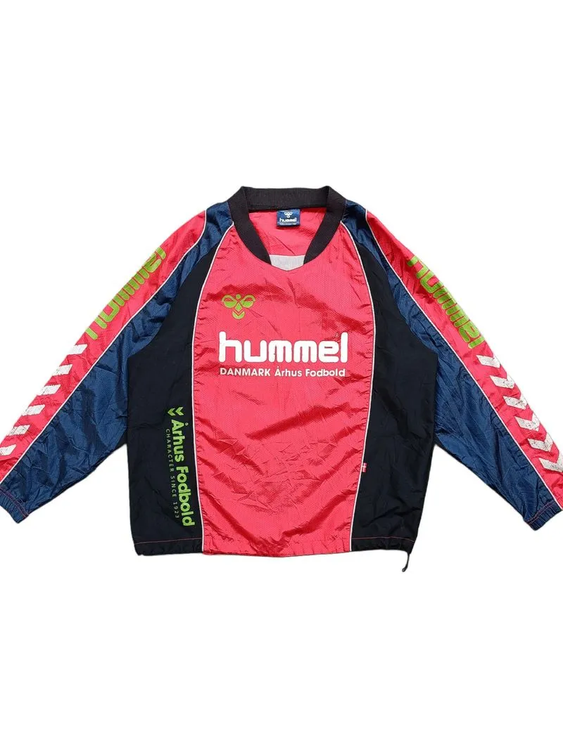 Hummel Danmark Århus Fodbold Training Pullover Top photo 1