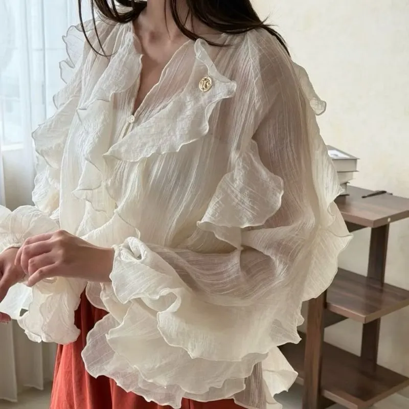 Sierra blouse warna signature ivory photo 1