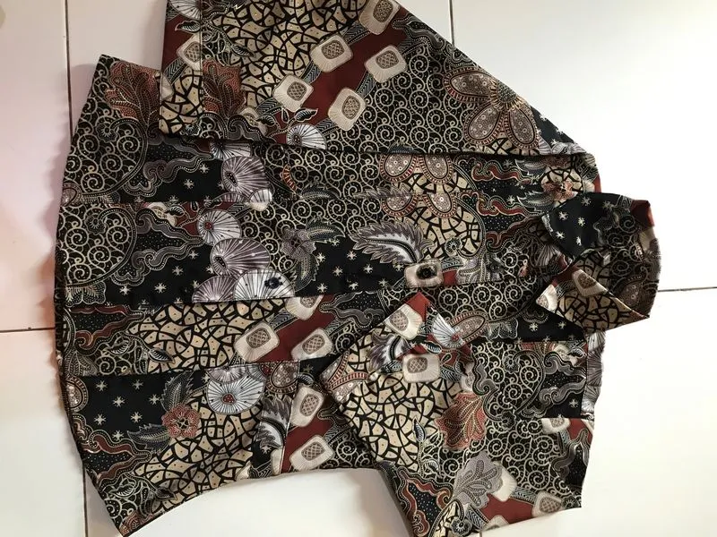 Baju batik wanita fitbody photo 1